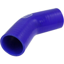 51mm 2" Silicone Intercooler 45 Degree Elbow Coupler Hose Blue