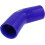 51mm 2" Silicone Intercooler 45 Degree Elbow Coupler Hose Blue 1