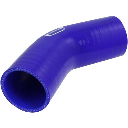 51mm 2" Silicone Intercooler 45 Degree Elbow Coupler Hose Blue