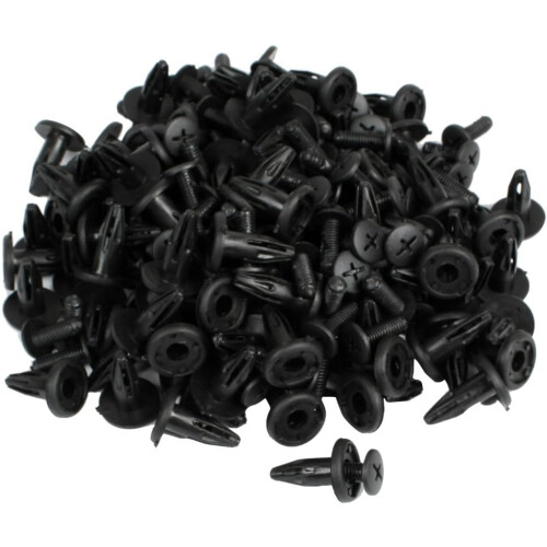 Auto Fender Plastic Rivets Fastener Clips 100 Pcs