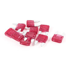 10pcs Red 10A Blade Style Fuse Replacement for Car Truck Motorcycle