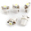 5 Pcs White B8.5 5050 Surface Mount Device LED Indicator Side Light for Vehicle Car 1