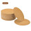 40 Pcs Self-Adhesive Cork Round Coasters, 3.75" x 3.75" Brown 3