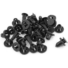 20PCS 20mm Long Plastic Rivets Fender Clips 8mm Hole Dia for Car
