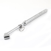 Maintenance Tool Dual Head Truck Tyre Tire Gauge 20-220PSi Silver Tone