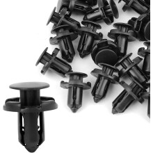 50 Pcs 9mm Plastic Push Retainer Bumper Clips Fasteners Rivet Clips MR200300 for Honda