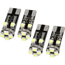 4 Pcs White T10 1210 SMD 8 LED Car Auto Wedge Light Bulb Lamp Internal