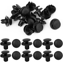 15 Pcs 8mm Hole Retainer Clips Plastic Drive Rivets Flaps Bumper Fender Push Clips for Honda Accord