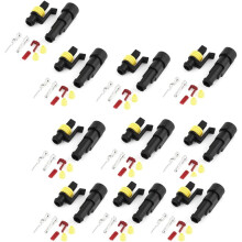 Wire Connector Socket in Type Sealed Waterproof Electrical Car 10 Set