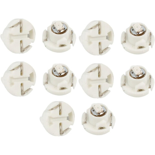 10 Pcs T4.2 Blue 3020 Surface Mount Device 1 LED Dashboard Dash Light Lamp Internal