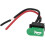 SPST Green Horn Button Momentary Wired Switch 12V for Motorbike 1