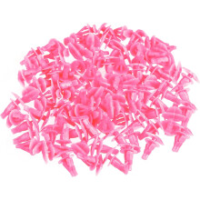 100pcs Car 6 x 4mm Hole Door Fender Plastic Rivets Fastener Pink
