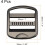 Metal Ladder Buckle, Slider Metal Adjustable Buckle for Backpack Strap 2