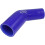 Car Cooling System 38-51mm Inner Dia 45 Degree Elbow Silicone Hose Reducer Blue 1