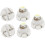 Auto White 3020 Surface Mount Device 1-LED Glove Box Light Bulb T3 5 Pcs Internal 1