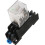 MY2J-DC12V Coil 8 Pin 35mm DIN Rail Electromagnetic Power Relay 1