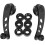 2 Pcs Universal Black Auto Car Window Winder Cranks Aluminum Handle 1