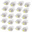 20pcs Car White Socket T5 Wedge 5050 Surface Mount Device LED Dashboard Instrument Cluster Light Lamp Bulb 1