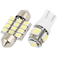 10pcs White LED Map Dome Light Bulb Lamp Interior Package Kit for Honda Civic 2006-2012