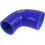 Car Cooling System 57-70mm Inner Dia 90 Degree Elbow Silicone Hose Reducer Blue 1