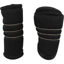 Car Auto Black Nylon Zip up Gear Shift Knob Cover + Hand Brake Cover Sleeve Protector Pad