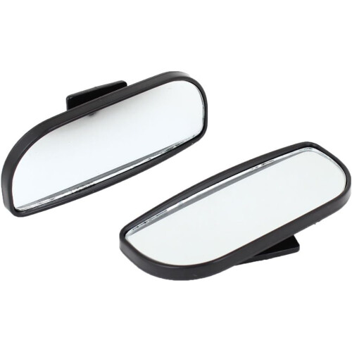 2 Pcs Adhesive Back 360 Angle Adjustable Blind Spot Mirror for Car