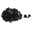 100 Pcs Car Fir Tree Fastener 5 x 5mm Hole Size 1