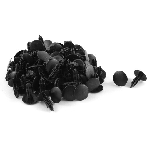 100 Pcs Car Fir Tree Fastener 5 x 5mm Hole Size