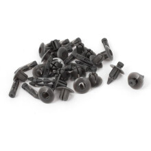 20pcs Gray Retainer Clip Plastic Rivet 7mm Hole