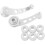 Silver Tone Aluminum Window Crank Winder Kit 1