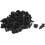 50 Pcs Black Plastic Rivet Trim Fastener Clips 6.5mm 1