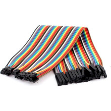20Pcs 1P 2.54mm to 2P 2.0mm Female Jumper Cables Wire 20cm