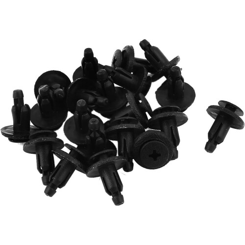 20pcs 6mm Hole Car Retainer Fasteners Clips Rivet