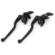 2 Pcs Left Right Black Metal Motorcycle Handle Brake Lever for Wuyang