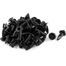 Car Fender Bumper Push Pin Clips 10mm Hole 50 Pcs
