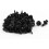 50 Pcs Black Plastic Splash Clips 6mmx15mmx18mm 1