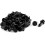 30pcs Black Plastic Rivet Clips 9mm x 15mm x 22mm 1