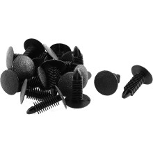 20 Pcs Black Plastic Door Trim Panel Hood Clip