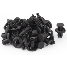 25 Pcs Black Rivet Bumper Clip Retainer Screw for Honda
