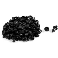 50 Pcs Plastic Push in Rivet Fastener 6.5mm Hole