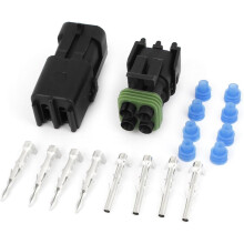 Plastic Waterproof Cable Connectors Socket 4-Pin 4 Positions for Car