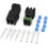 Plastic Waterproof Cable Connectors Socket 4-Pin 4 Positions for Car 1
