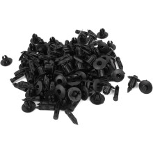 Truck Auto Car Door Fender 7mm Hole Plastic Rivet Retainer Trim Clip 100PCS