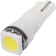 1W White T5 5050 Surface Mount Device LED Car Dashboard Light Lamp