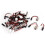 40 Pcs Car Auto T10 BA9S LED Bulb Lamp Light Wire Cable Adapter Socket 1