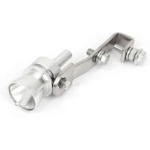 Silver Sound Whistle Muffler Exhaust Pipe Valve BOV Simulator Whistler M