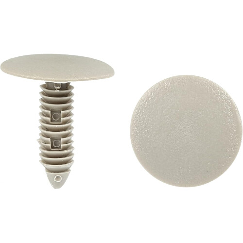 25 Pcs 8mm Car Retainers Plastic Splash Weatherstrip Mat Clip