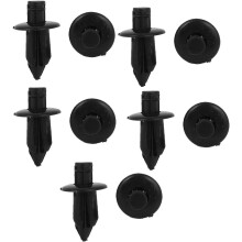 10 Pcs 7.2mm Hole Retainer Clips Plastic Drive Rivets Flaps Bumper Push Clips for Toyota