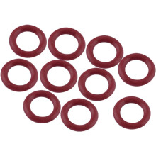 10x Rubber Oil Seal O Rings Gaskets Washers, Red, 13mm x 2.5mm x 8mm