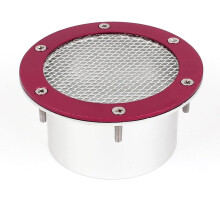 Red Vent Scoop Air-Intake Car Fender Mesh Grille